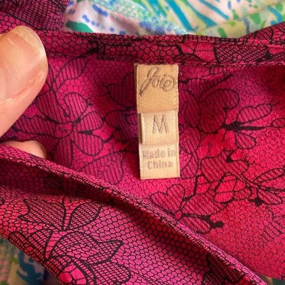 Joie Fuchsia Floral Tank Top - Picture 8 of 9